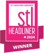 A badge for the 2022 St. Louis headliner awards from the St. Louis Post-Dispatch